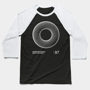 Behind The Wheel / Minimalist Graphic Artwork Design Baseball T-Shirt